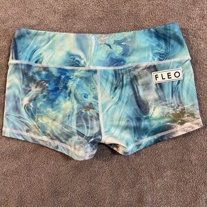 Blue Fleo shorts. Size Medium.